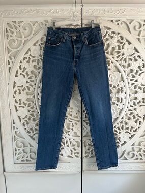 Levi’s 501 Original Straight Leg Jeans W28 L30 Button Fly Classic Blue Denim